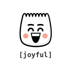 Joyful — the TikTok emoji produced by the [joyful] code
