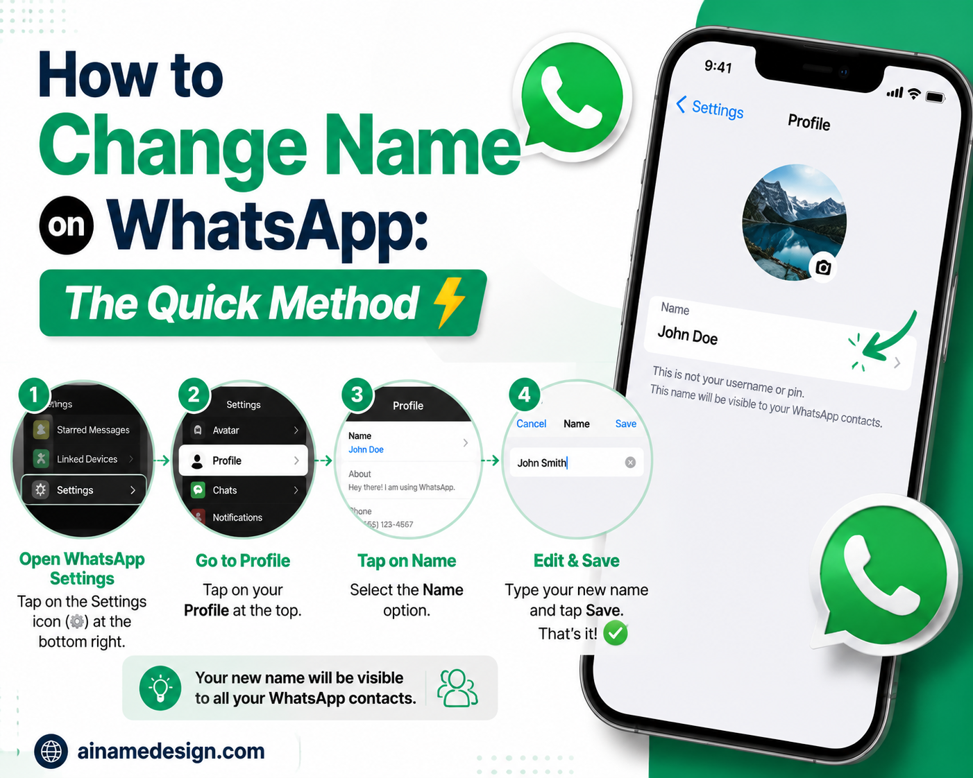 ow to Change Name on WhatsApp