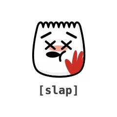Slap — the TikTok emoji produced by the [slap] code
