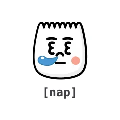 Nap — the TikTok emoji produced by the [nap] code