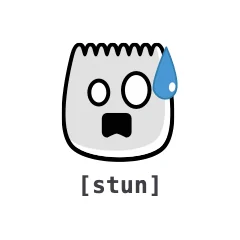 Stun — the TikTok emoji produced by the [stun] code