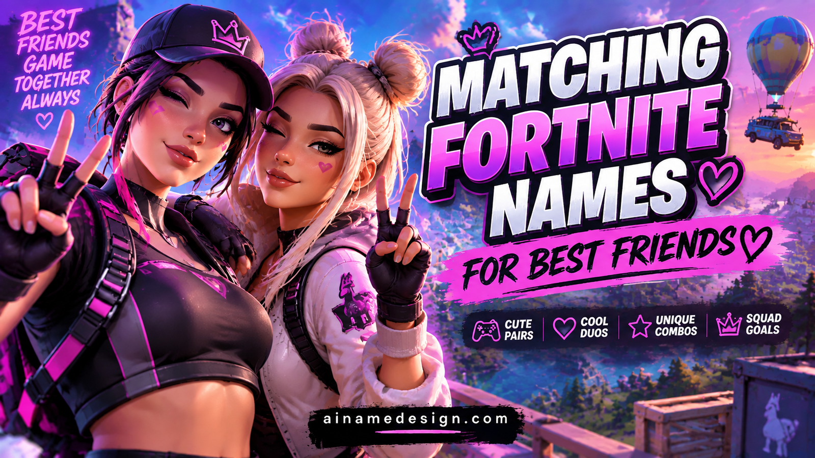 Matching Fortnite Names for Best Friends