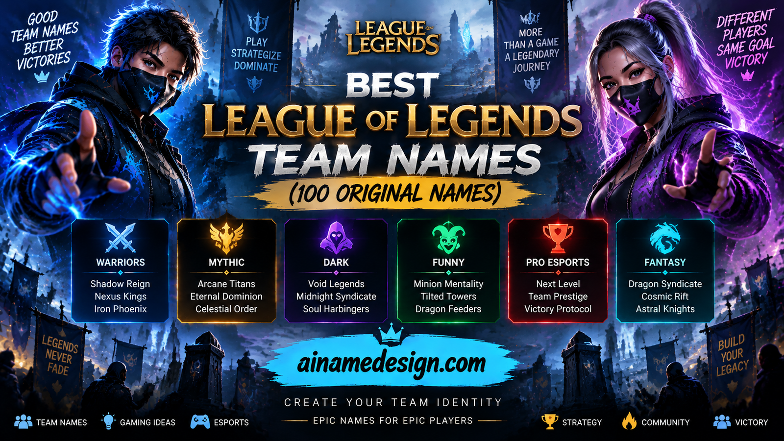 Best League of Legends Team Names