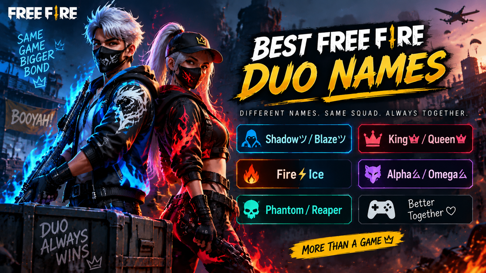 Best Free Fire Duo Names