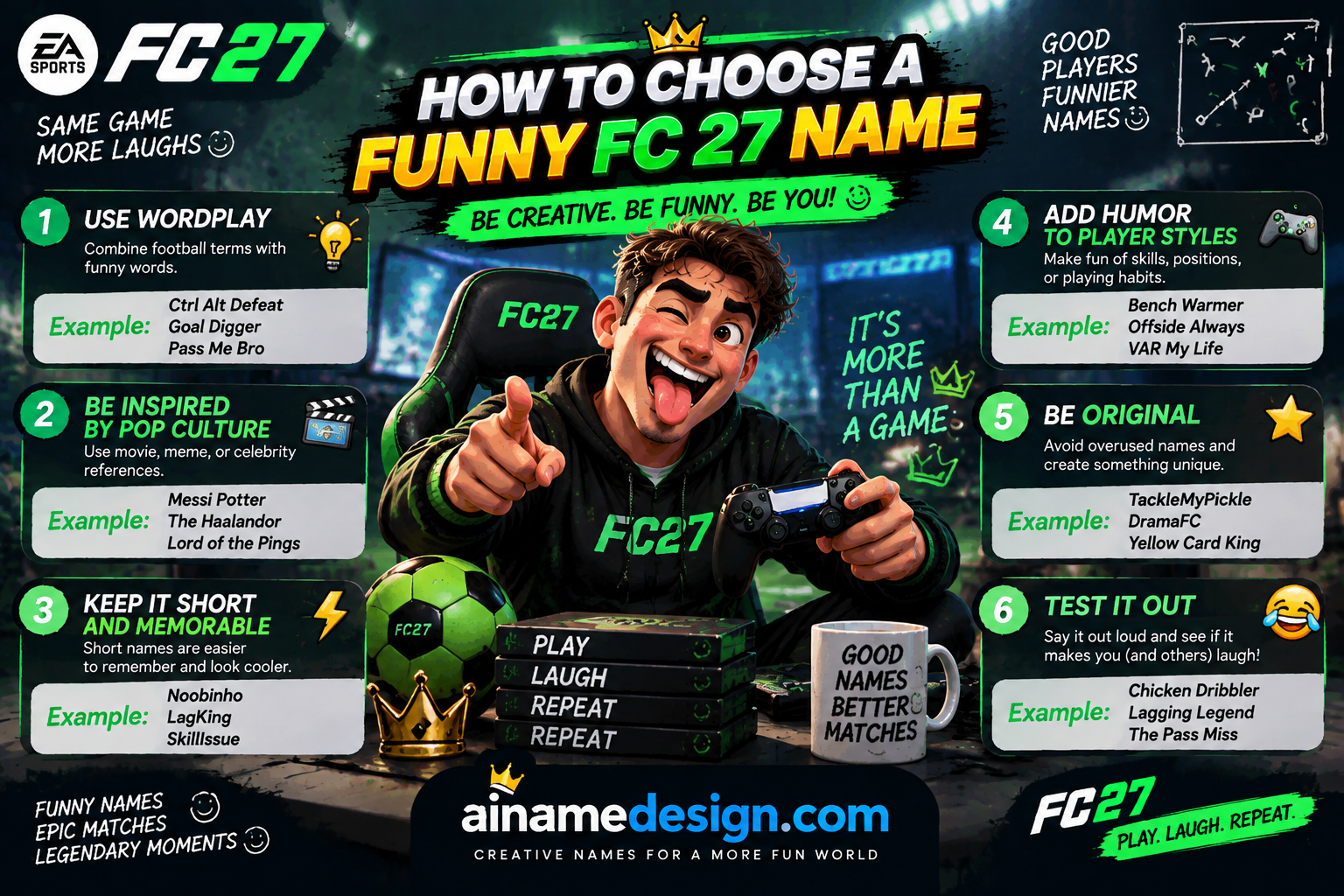 How to Choose a Funny FC 27 Name
