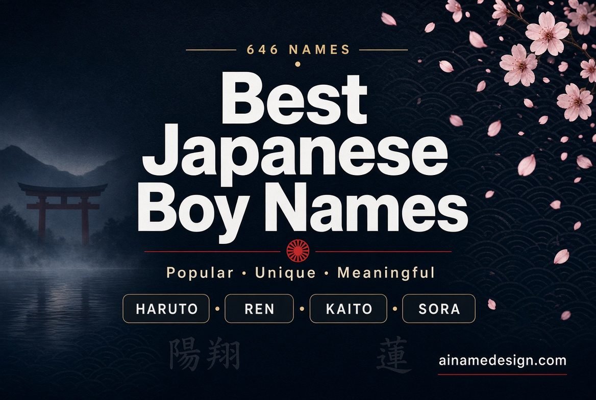 Best Japanese Boy Names