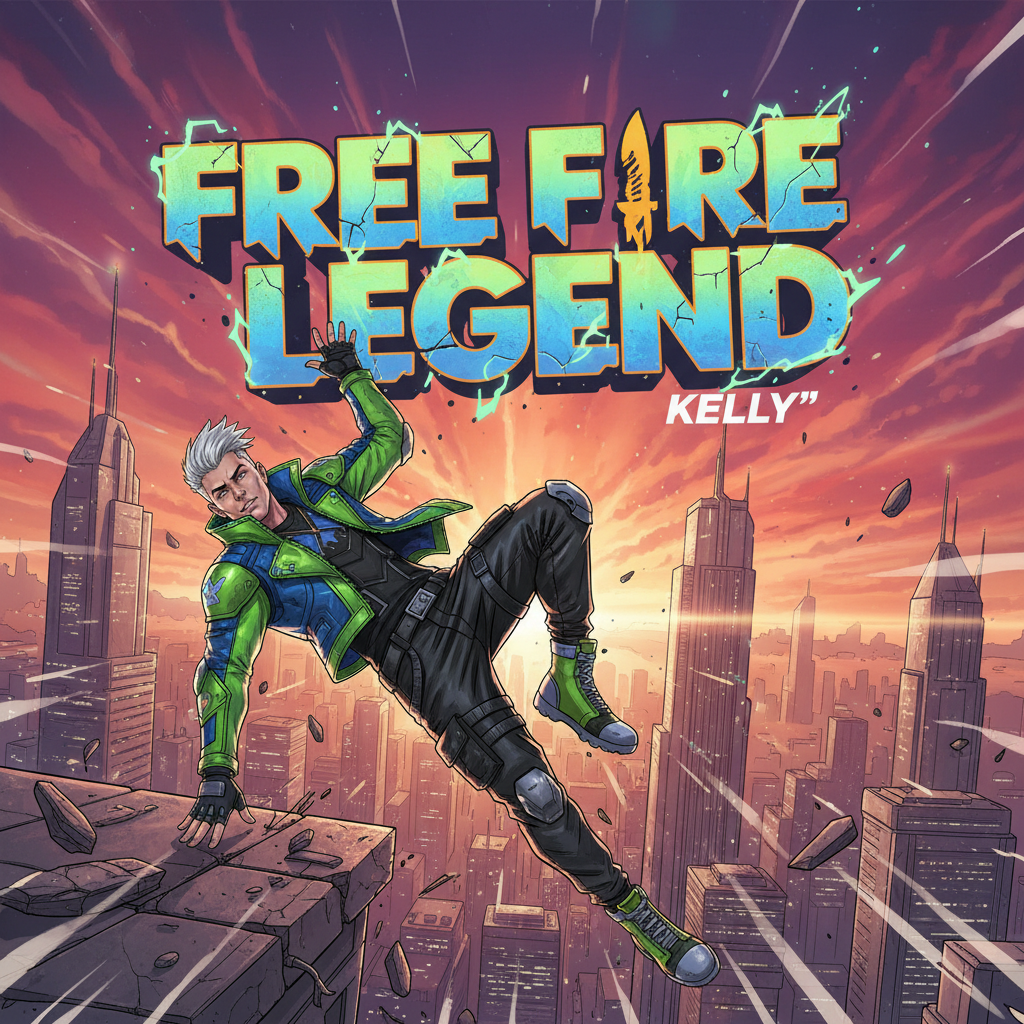 Free Fire character with stylish name