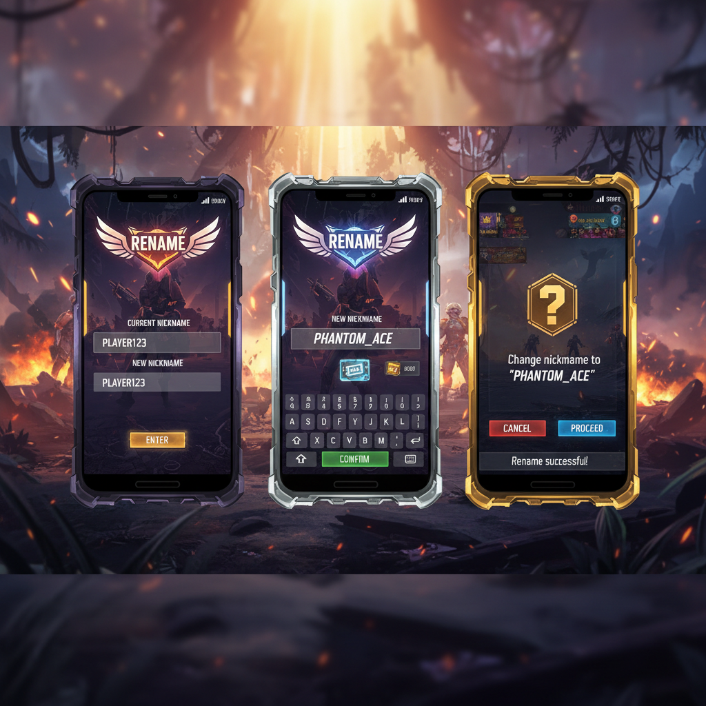 How to change your name in Free Fire — step-by-step on mobile