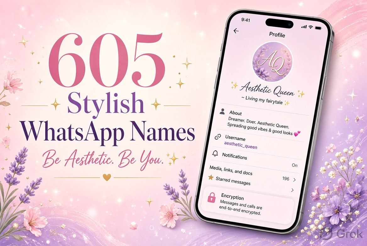 Stylish Name for WhatsApp Profile
