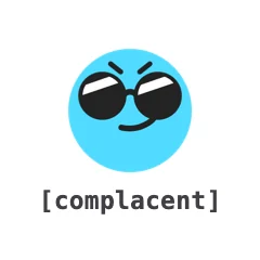 Complacent — the TikTok emoji produced by the [complacent] code