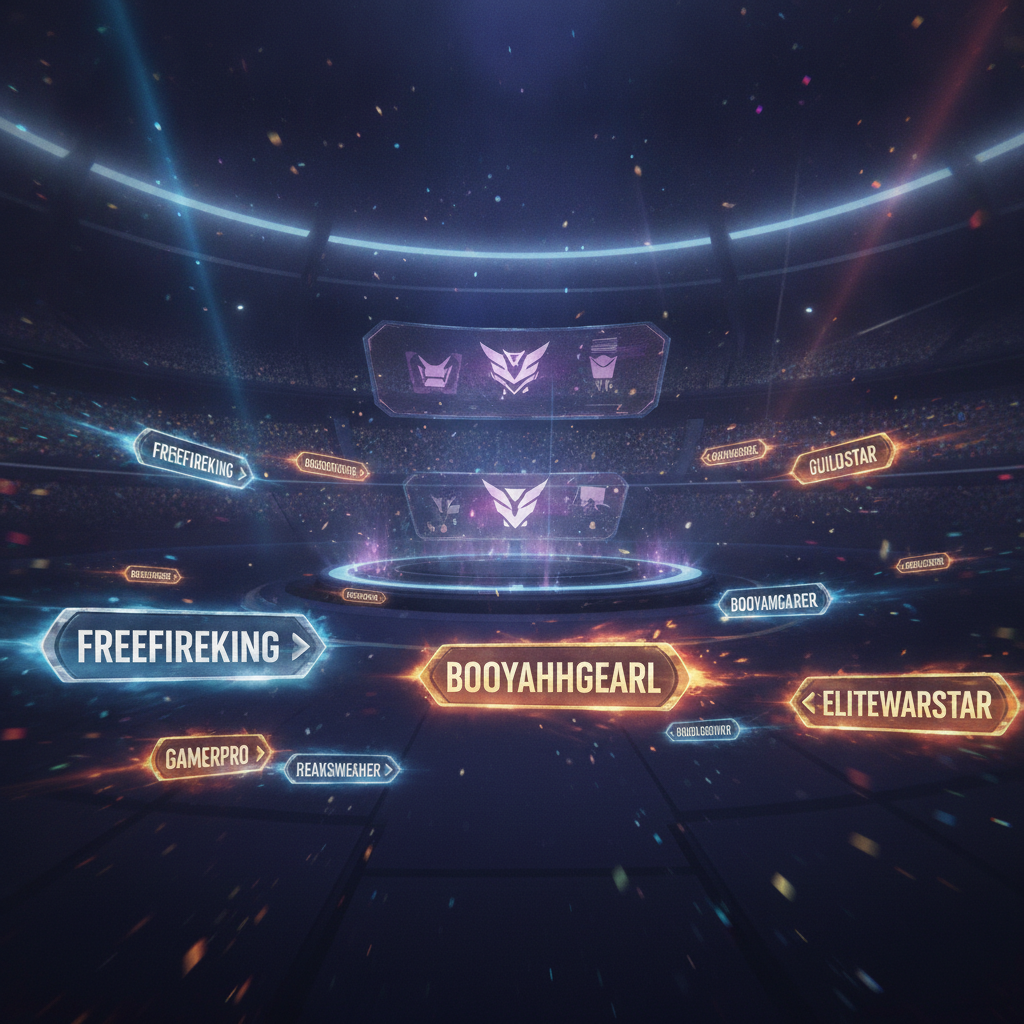 Best cute and creative Free Fire nicknames showcase