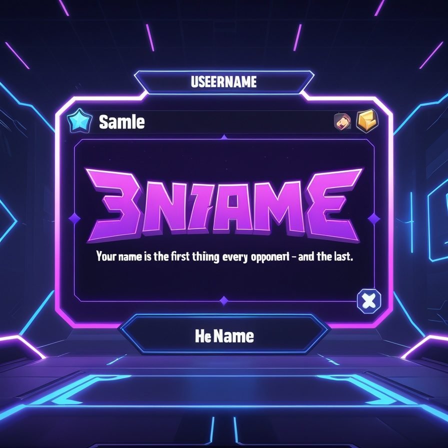 Stylish Brawl Stars name displayed on a player profile screen