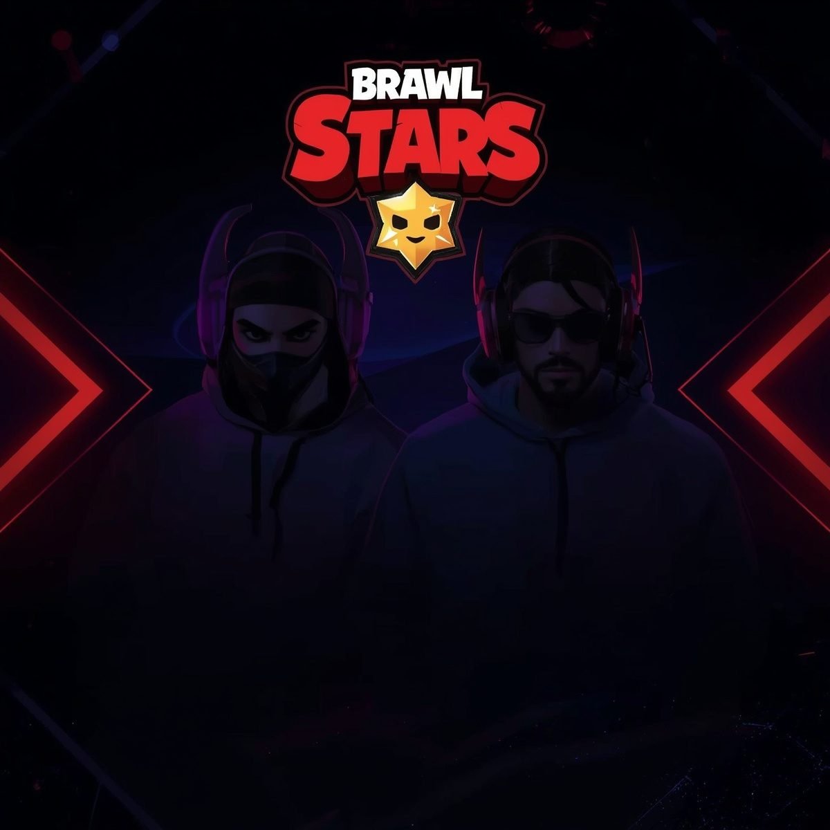 Stylish Brawl Stars pro player name displayed on a tournament-style profile