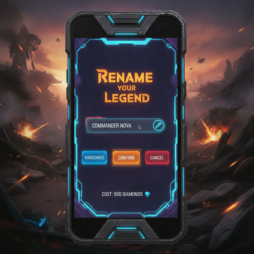 Free Ways to Rename (Without Diamonds) — Free Fire names